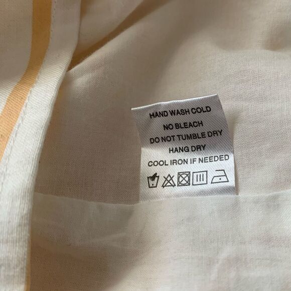 Superdown Mya Tie Back Dress Yellow and White - Picture 7 of 8